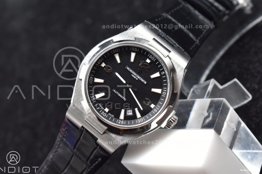 Black SportInspired Maker Dial Black 8F Overseas Strap on 932 Rubber SS 0426